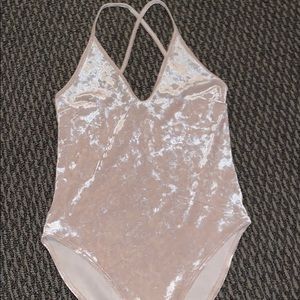 Velvet bodysuit